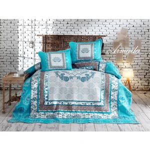 Dijital Baskı Yatak Örtüsü Takımı Çift Kişilik - 240X260 cm