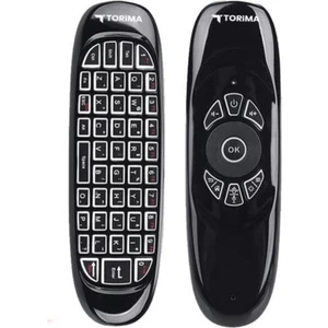 K-02 2.4g Kablosuz Air Mouse ve Mini Klavyeli Uzaktan Kumanda - Android Tv Uyumlu