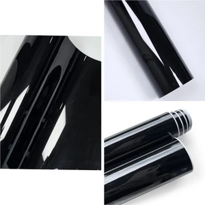 Piano Black Siyah Hava Kanallı Parlak Koruma Jelatinli Folyo 30CM x 2 Metre