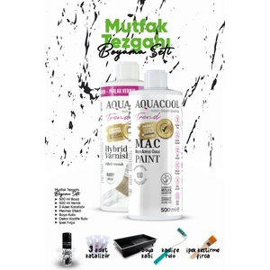 Aquacool Trend Mermer Boyama Seti - Fayans Boyama Seti