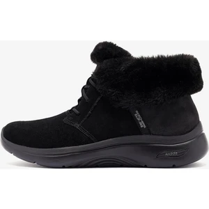 Go Walk Arch Fit 2.0 Boot - Cozy Rereat Kadın Siyah Kar Botu 144570 Bbk