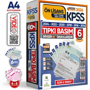 İnformal Yayınları 2026 KPSS Ön Lisans ÖSYM Çıkmış Soru Tıpkı Basım 7'li Deneme Paketi Türkiye Geneli Dijital Çözümlü