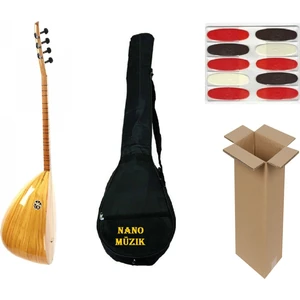 Nano Müzik Kısa Sap Saz Bağlama Seti + Öğretici Kitap ( online gönderilir)