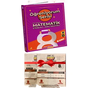 8.sınıf Öğreniyorum Serisi Matematik + Genel Deneme Hediyeli Matsev Yayıncılık