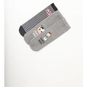 Katia & Bony Çocuk Çizgi Desenli 3'lü Soket Çorap