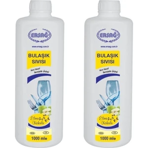 Elmalı Bulaşık Sıvısı 2x1000 Ml.2 Adet