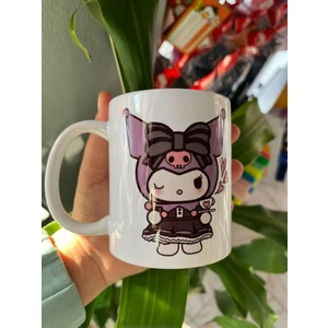 EyER Shoping Kuromi Baskılı Kupa Bardak - Kişiselleştirilebilir