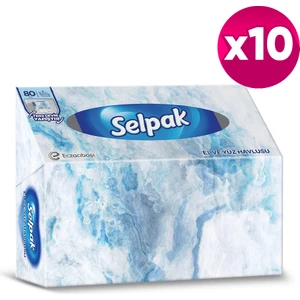 Selpak® El ve Yüz Havlusu 10'lu 800 Yaprak Kutulu
