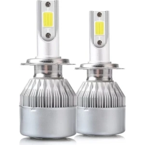 Tofaş H3 Beyaz LED Xenon Sis Farı Ampulu Güçlü Işık Şimşek Etkili Uyumlu 10800 Lümen 60W