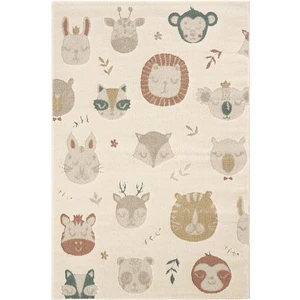 Cool Halı Klein 04 Pastel Renk Yumuşak Çocuk Halısı Kız Çocuk Odası Halısı Hayvan Figür Bebek Halısı