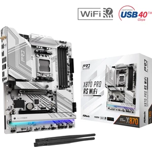 X870 Pro Rs Wıfı Atx Anakart, Amd Am5 Ryzen 9000 ve 8000, Ddr5, 5x M.2 Ssd, 4K 120Hz, Amd Expo, USB Type C, Wifi 7 Anakart