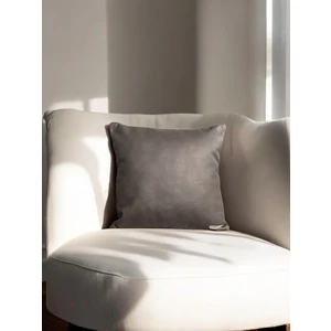 Doryan Home Flat Serisi Kare Suni Nubuk Deri Düz Kırlent Kılıfı 40x40 / 45x45 / 50x50cm