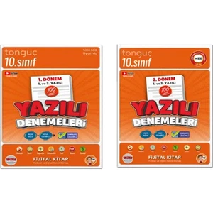 Tonguç Akademi 10. Sınıf Yazılı Denemeleri 1. Dönem - 2. Dönem 1 Ve 2. Yazılı 2