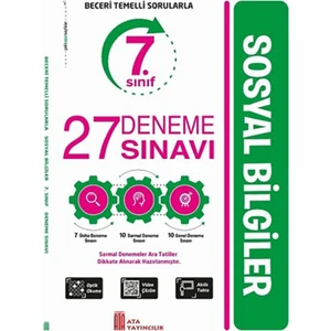 7. Sınıf 27 Deneme Sınavı Sosyal Bilgiler