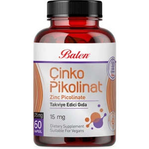 Çinko Pikolinat 375 Mg*60