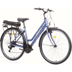 E-Clara Elektrikli Kadın Şehir Bisikleti 46CM V 28 Jant 7 Vites Mat Siyah