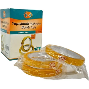 12x66 Metre Selofon Bant 12 Adetlik Kutu