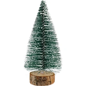 Minyatür Karlı Çam Ağacı 15 cm