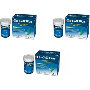 On Call Plus Kan Ölçüm Test Strip 50'li 3 Kutu