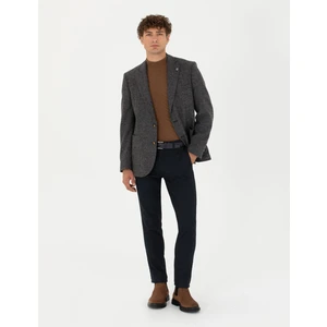 Pierre Cardin Erkek Lacivert Slim Fit Kanvas Pantolon 50276719-VR033
