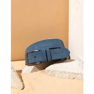 Pierre Cardin Erkek Mavi Süet Kemer 50271026-300