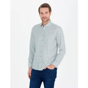 Pierre Cardin Erkek Aqua Slim Fit Uzun Kollu Gömlek 50264910-VR007