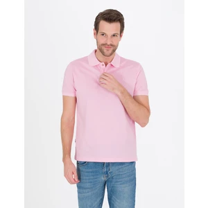 Pierre Cardin Erkek Pembe Slim Fit Polo Yaka Merserize Tişört 50262665-VR041
