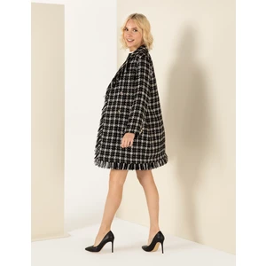 Pierre Cardin Kadın Siyah Kaşe Kaban 50254895-VR046