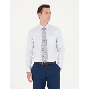 Pierre Cardin Erkek Açık Mavi Regular Fit Uzun Kollu Basic Gömlek 50277146-VR003