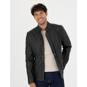 Pierre Cardin Erkek Kahverengi Suni Deri Ceket 50280282-400