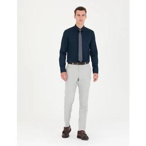 Pierre Cardin Erkek Gri Slim Fit Kumaş Pantolon 50276238-VR024