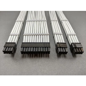 Psu Uzatma Kablo Set Açık Gri Sleeved