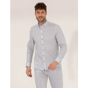 Pierre Cardin Erkek Pembe Slim Fit Uzun Kollu Gömlek 50264896-VR041