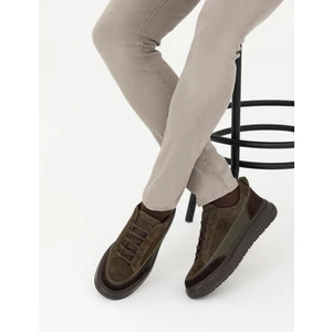 Pierre Cardin Erkek Haki %100 Deri Casual Ayakkabı 50278640-VR027
