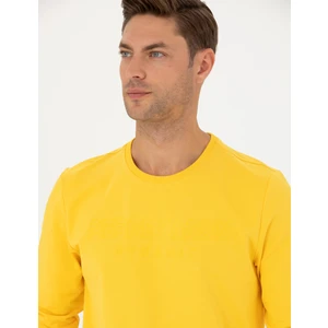 Pierre Cardin Erkek Sarı Regular Fit Sweatshirt 50270213-VR044