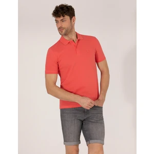Pierre Cardin Erkek Pembe Slim Fit Polo Yaka Basic Tişört 50269606-VR167