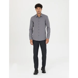 Pierre Cardin Erkek Lacivert Slim Fit Kanvas Pantolon 50278440-VR033