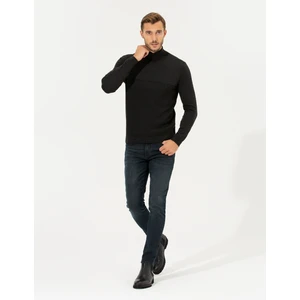 Pierre Cardin Erkek Antrasit Slim Fit Balıkçı Yaka Triko Kazak 50265422-VR006