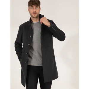 Pierre Cardin Erkek Antrasit Slim Fit Palto 50257493-VR006
