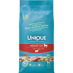Unıque Medium & Large Adult Kuzu Etli Yetişkin Köpek Maması 15 kg