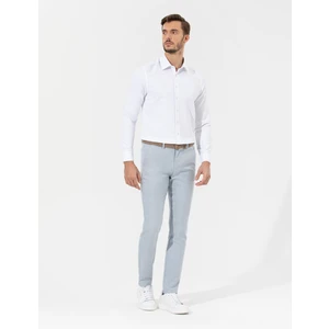 Pierre Cardin Erkek Açık Mavi Slim Fit Beli Lastikli Kanvas Pantolon 50265905-VR003