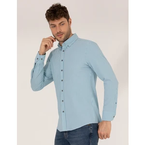 Pierre Cardin Erkek Aqua Slim Fit Uzun Kollu Gömlek 50266609-VR007