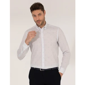 Pierre Cardin Erkek Açık Yeşil Slim Fit Uzun Kollu Gömlek 50264896-VR092