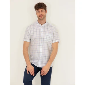 Pierre Cardin Erkek Açık Mavi Regular Fit Kısa Kollu Gömlek 50269178-VR003