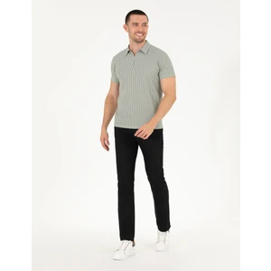 Pierre Cardin Erkek Siyah Regular Fit Kanvas Pantolon 50269247-VR046