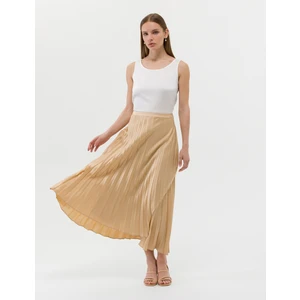 Pierre Cardin Kadın Bej Dokuma Etek 50268502-VR011