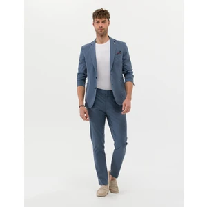 Pierre Cardin Erkek Mavi Ekstra Slim Fit Spor Takım Elbise 50269204-VR032