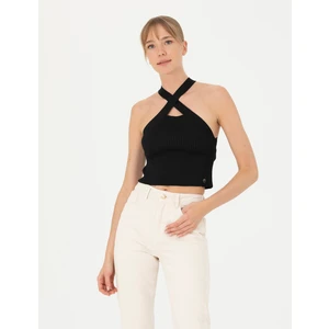 Pierre Cardin Kadın Siyah Trıko Bluz 50275774-VR046