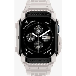 Apple Watch 42mm Seri 11/10 ile Uyumlu Kılıf & Kordon Kayış Rugged Armor Pro Dune Beige - ACS08593