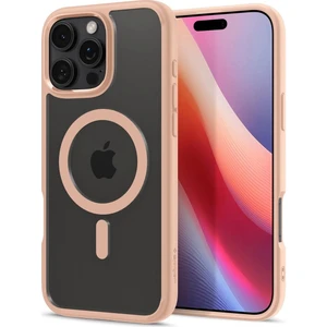 iPhone 16 Pro ile Uyumlu ince MagSafe Kılıf Ultra Hybrid Sararma Karşıtı DuraClear™ Hava Kanalı Teknolojisi™ Askeri Sınıf Koruma MagFit Rose Şeffaf Kapak - ACS08695